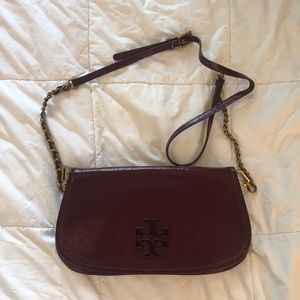 Shoulder bag- Patent Leather - Wine color